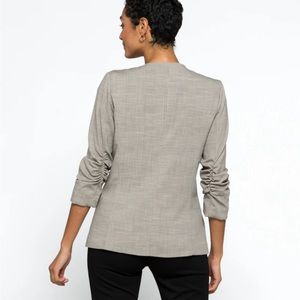 Skies are Blue Raja printed collarless blazer